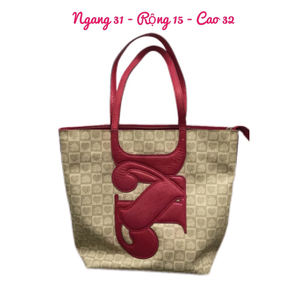 [Si hiệu] Túi Tote hiệu Lovcat form to thời trang nữ có tag code Hàn.