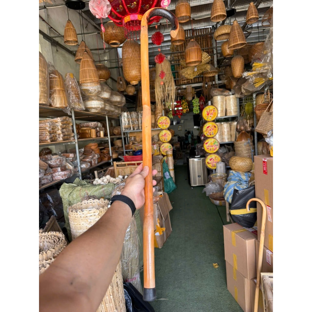 Gậy mây cho người già hàng mây tự nhiên dẻo bền