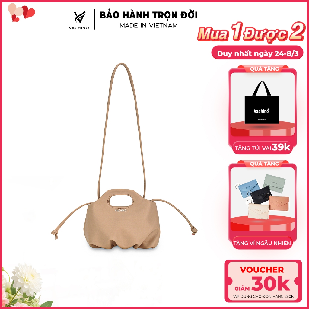 Túi xách nữ dễ thương Flower thương hiệu VACHINO-TX041