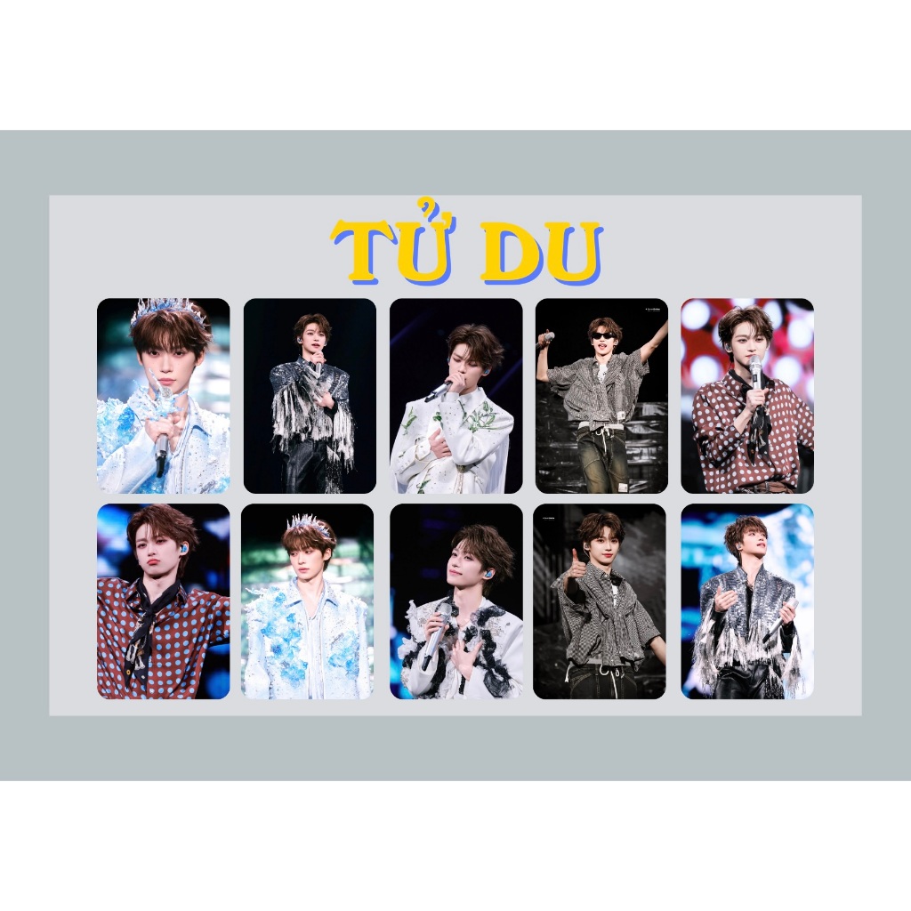 set 10 card bo góc Đàm Tử Du Nghịch Ái boylove
