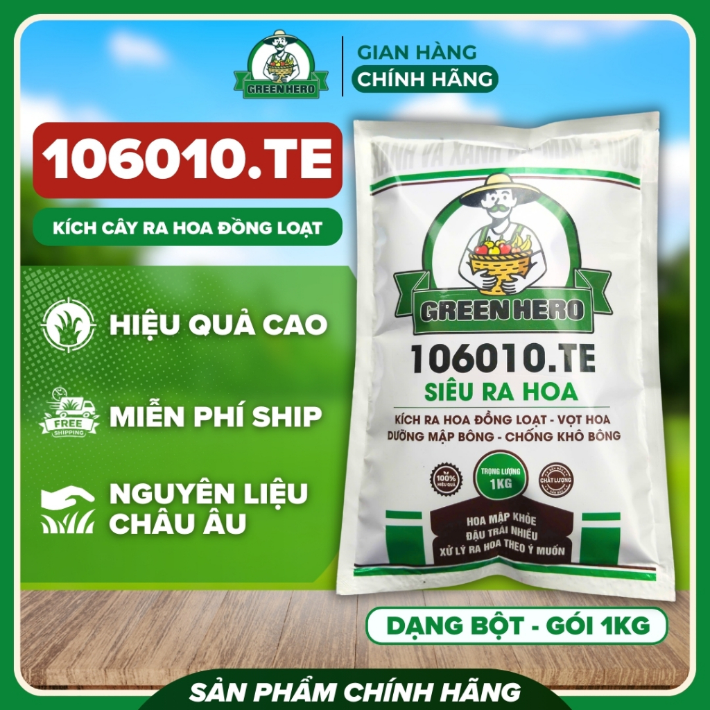 Phân Bón 10-60-10.TE, Siêu Ra Hoa, Kích Ra Hoa Đồng Loạt, Vọt Hoa, Xử Lý Ra Hoa Nghịch Vụ, Ra Hoa Th
