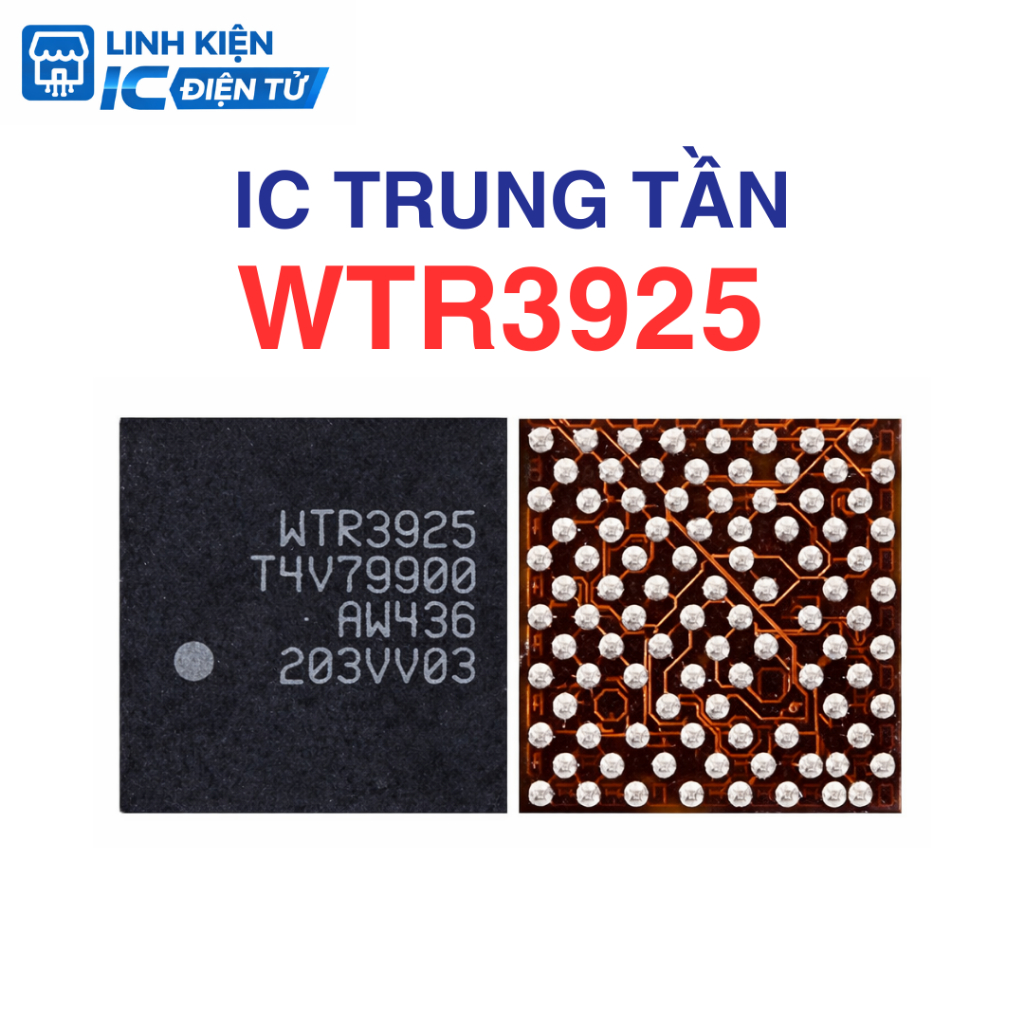 IC Trung Tần WTR3925 3925 thay thế cho điện thoại – IC Sóng RF Smartphone Dạng BGA | Linh Kiện IC Đi