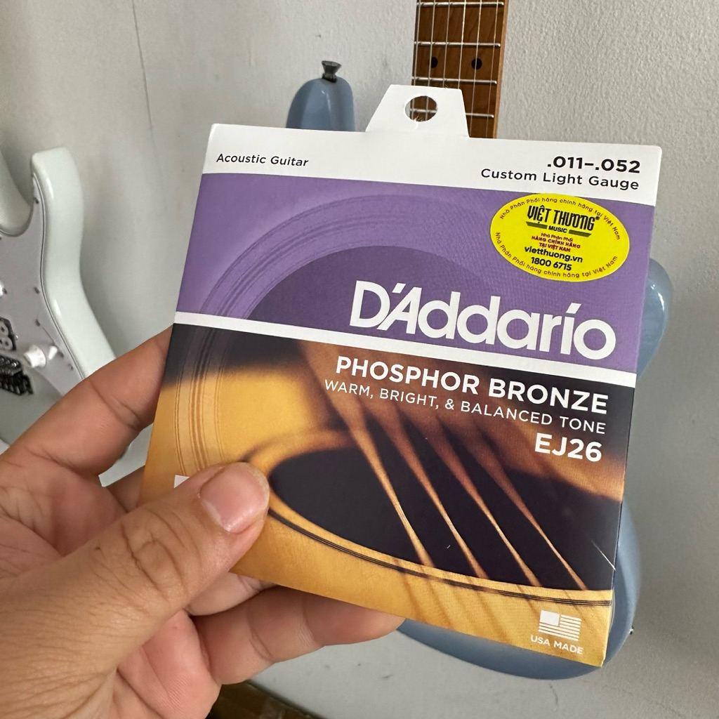 [Chính hãng] Dây Acoustic Photphobronze Daddario EJ26