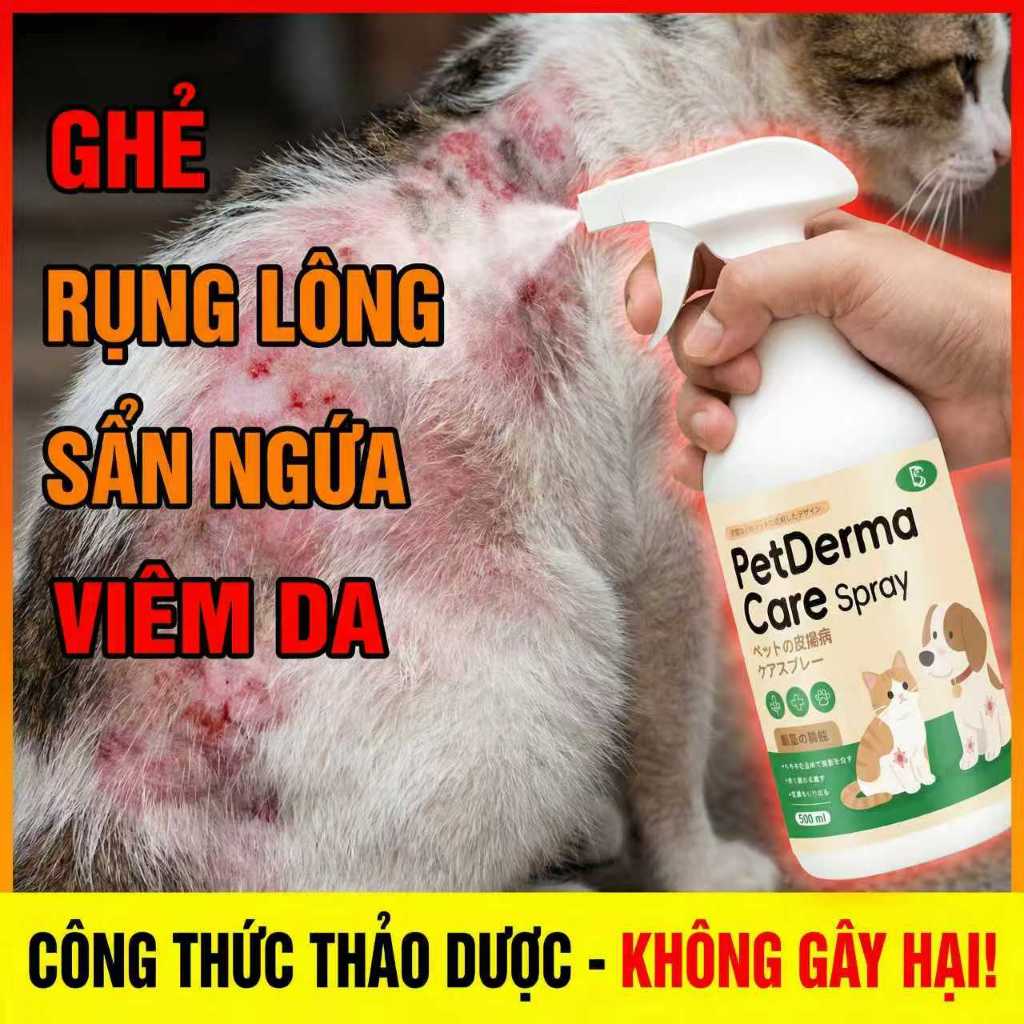 Xịt Ve Rận Chó Mèo, Xịt Nấm Cho Chó Mèo, Xịt Bọ Chét Cho Chó Mèo – Chăm Sóc Toàn Diện Cho Thú Cưng, An Toàn Và Hiệu Quả!