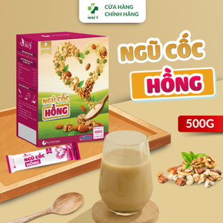 Ngũ Cốc Nội Tiết, Tạo Môi Trường Axit, Hỗ Trợ Sinh Con Gái, Ngũ cốc Như Ý Hồng Hộp 500G