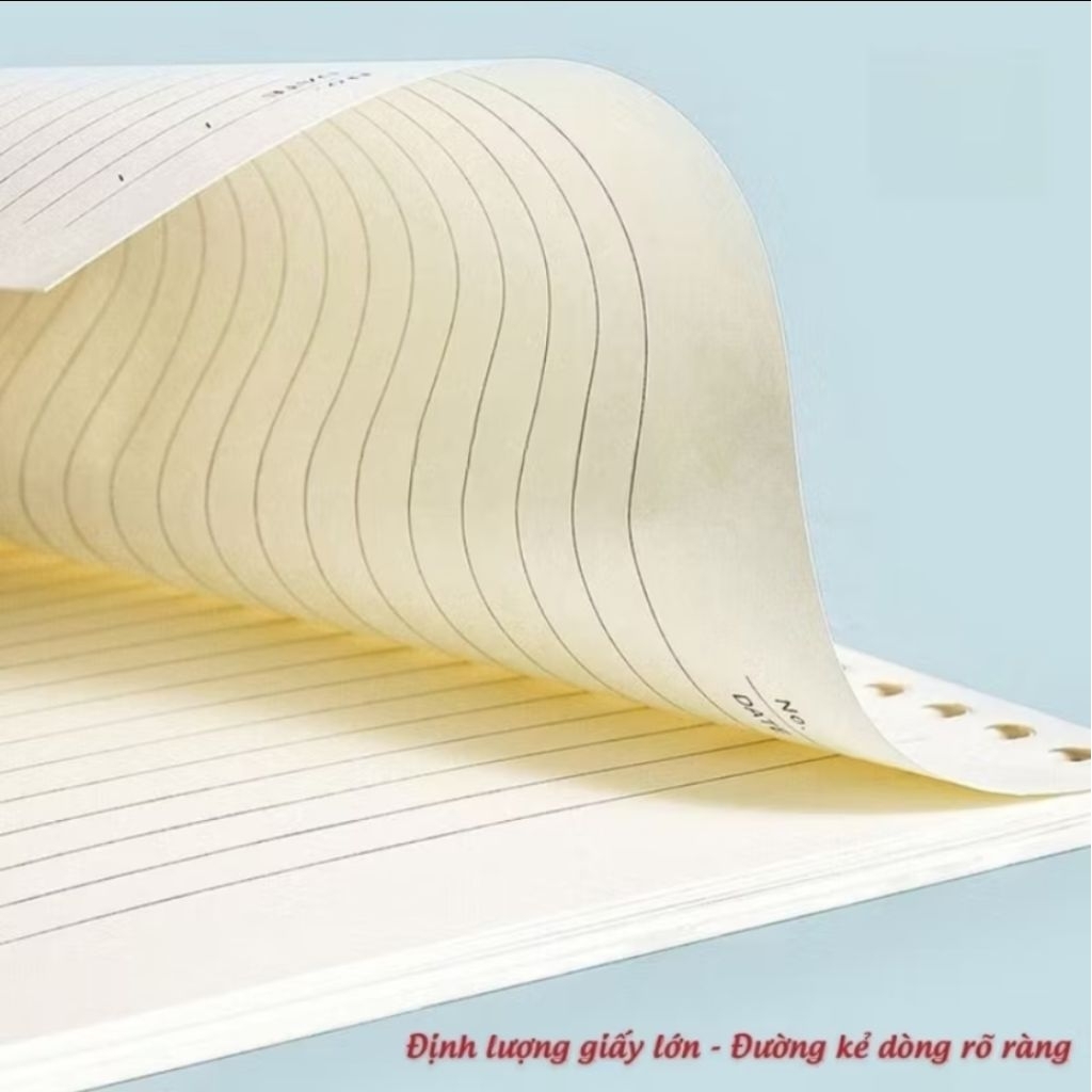 GIẤY REFILL BINDER A5 20 LỖ - RUỘT SỔ CÒNG A5 60 TỜ caro, kẻ ngang