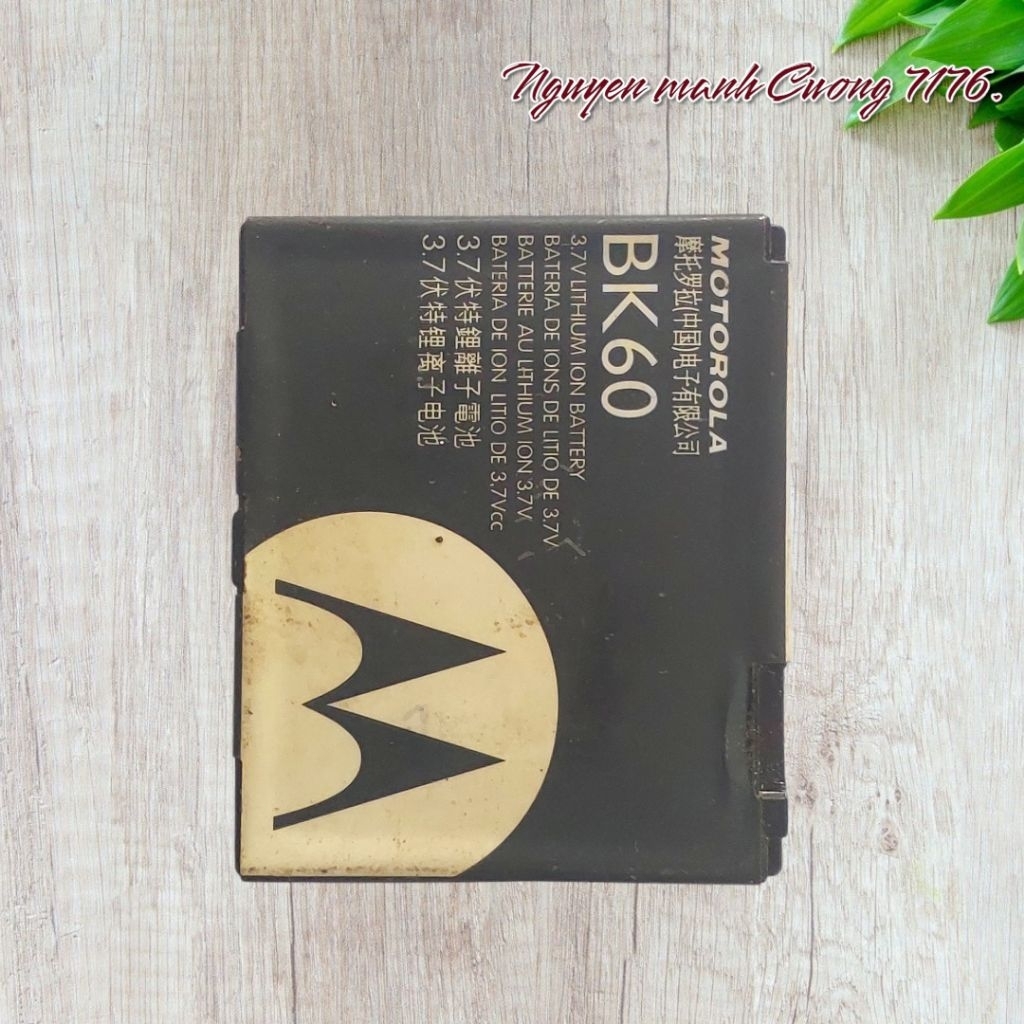 Pin Motorola  E8, EM30, EX112, EX115, i290, i296, i425, L6, L7, V3i (BK60) Bóc Máy Đã Qua Sử Dụng Ho