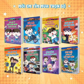 Sách Combo 8 cuốn Truyện tranh lớp học xả stress