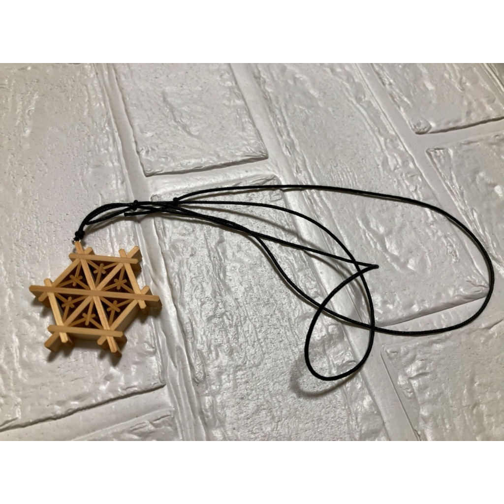 Kumiko Wooden Artwork Keychain Accessory Sculpture Object Japan Tochigi