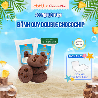 [ABBY] Set làm bánh Chocochip Cookie - Nguyên liệu làm bánh quy - Thành phẩm 10 - 12 chiếc