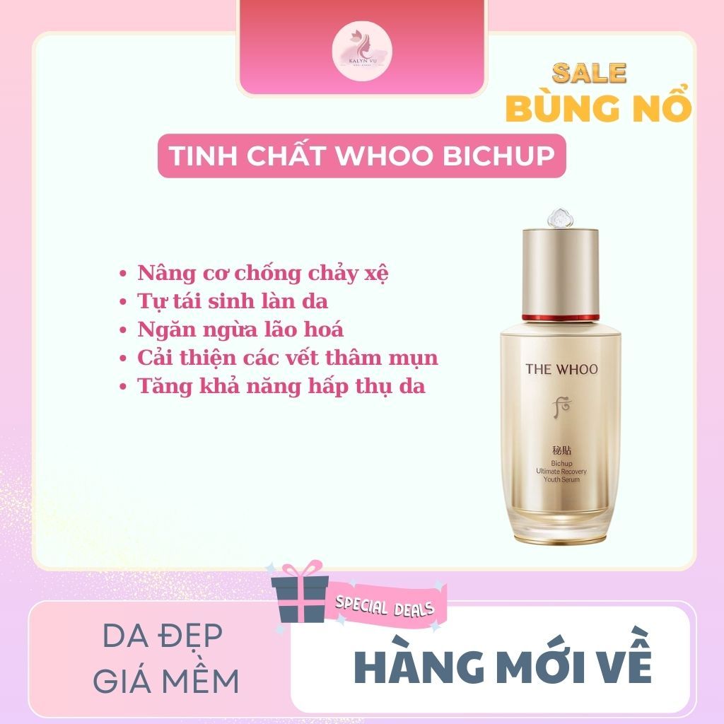 [8ML] Tinh chất bichup trẻ hóa da chống lão hóa - Whoo Bichup Self-generating Anti-aging Concentrate