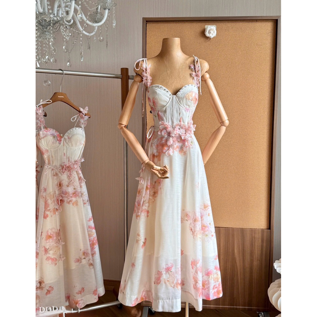 váy jmm 2 dây hoa 46