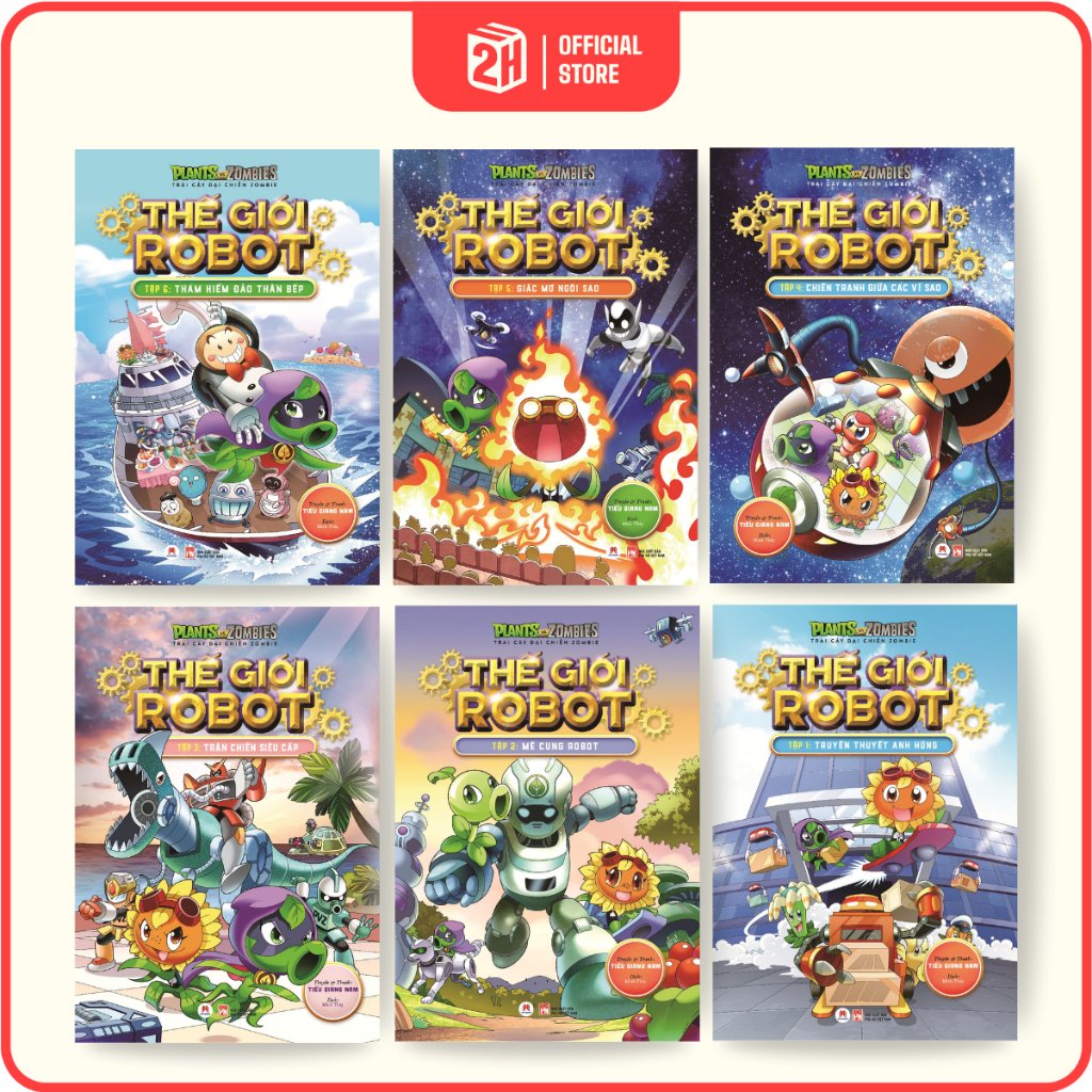 Sách Plants vs Zombies Thế giới Robot, PvZ