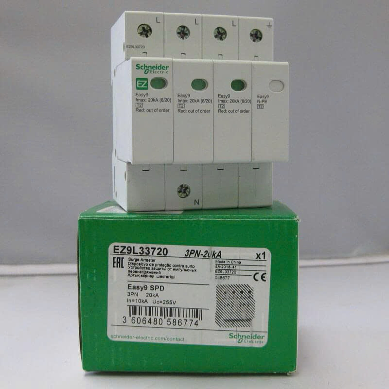 chống sét lan truyền 3P+N 400V IMAX 20kA - 20KA dòng Easy9 SPD - Schneider Electric - EZ9L33720