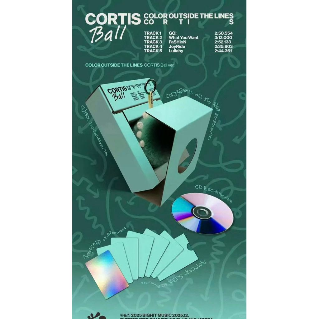 [OFFICIAL - LẺ] BALL VER CORTIS - Poyoyoi cỏ tí