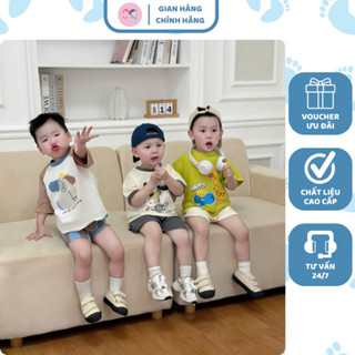 [À ƠI SHOP] A05- set 3 bộ cộc động vật 3 màu- a100.319