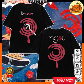 Áo Thun In logo Kẹo Ngọt Band - Naruto Uchiha-anime (Đen-Trắng) | ADT SHOP