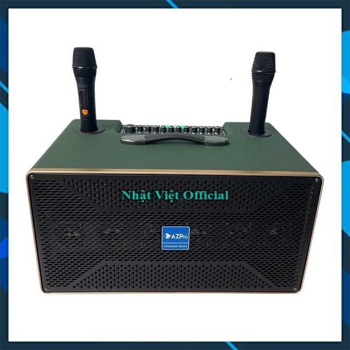 Loa kéo xách tay karaoke AZPro AZ-589A BASS 20 Loa di động mini 9 đường tiếng dạng vani