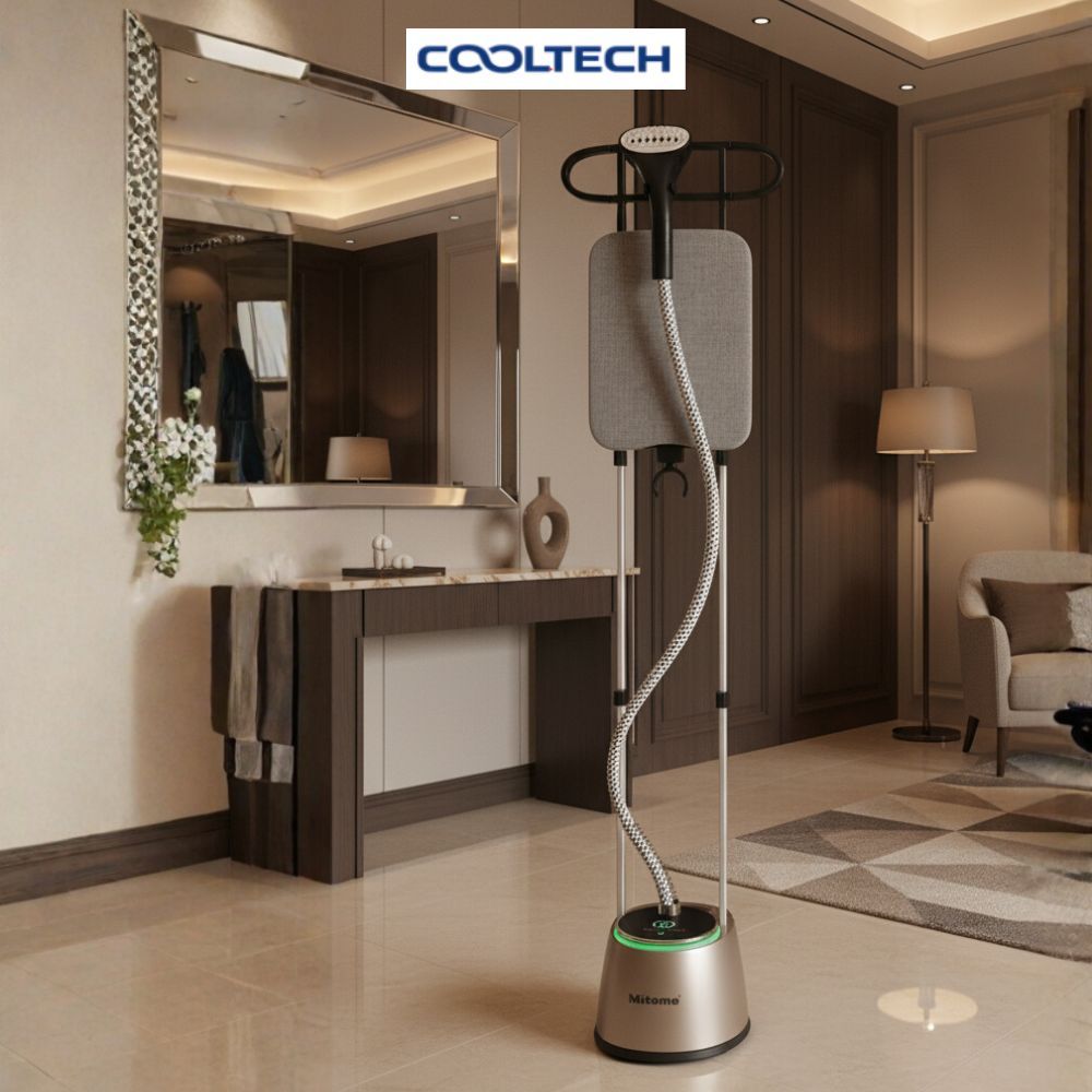 Bàn ủi hơi nước đứng MITOMO GC-899 Neo, Công suất 2500W có đèn LED 4 màu - Hàng chính hãng