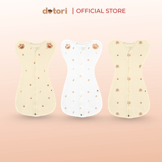 [MỚI] Nhộng Chũn Dotori 4D Airmesh Lông Vũ Hàn Quốc Có Lỗ Thoáng Khí Mềm Mịn Co Dãn Cho Bé Sơ Sinh