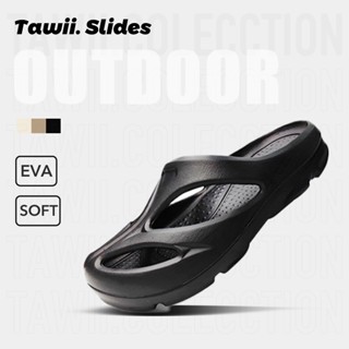 Tawii. Dép bít mũi Chống Trượt Giày sục EVA Dép Slide Nam Nữ Full Size Thoáng khí Sandal