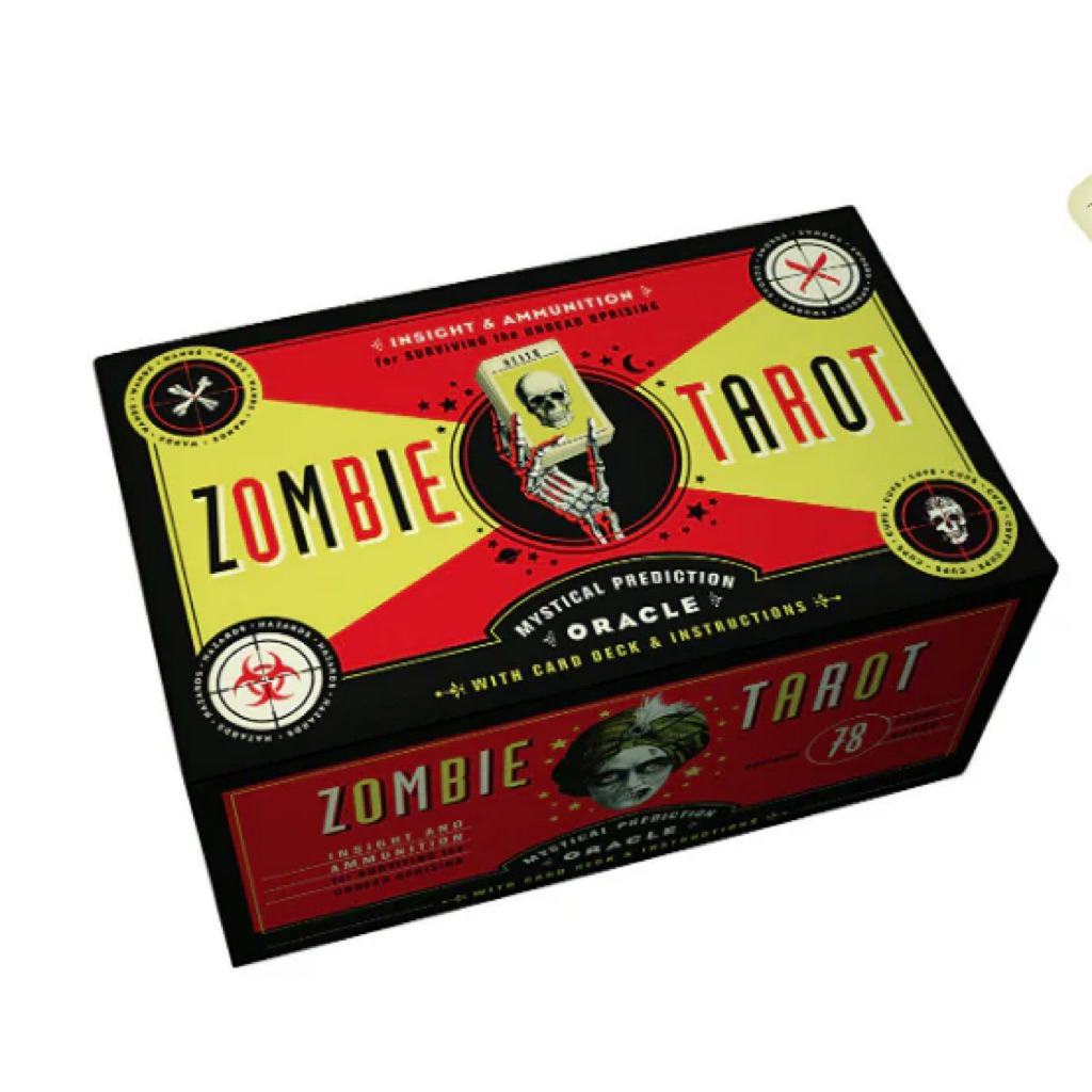 ZOMBIE TAROT – Bộ bài Tarot zombie retro độc đáo, hình ảnh hài hước pha chút kinh dị của thây ma – A