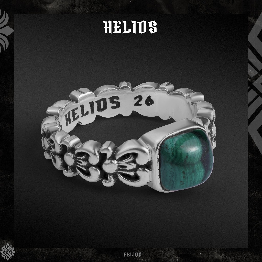 Nhẫn Sunpact Helios Black Silver