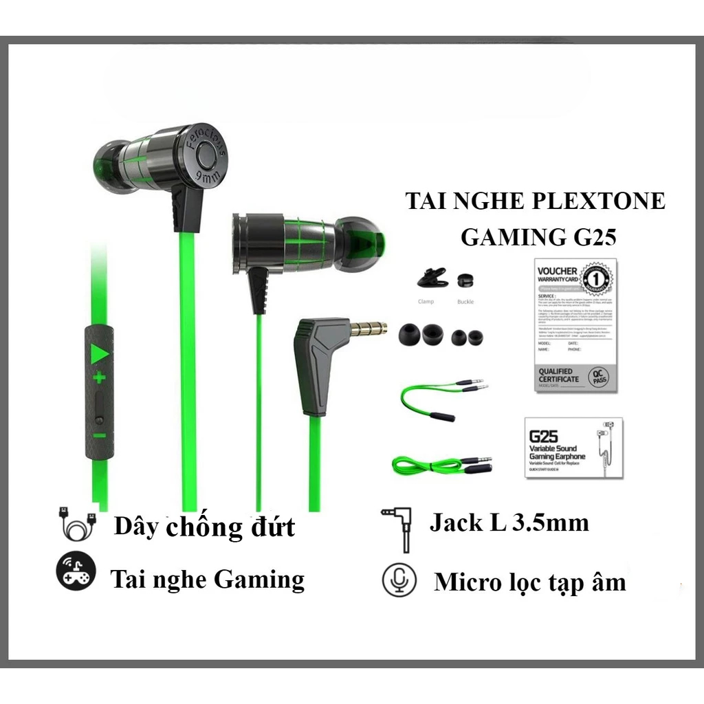 [Top Value] Tai nghe chuyên game có Mic Plextone G25 Mark III - Hàng chính hãng