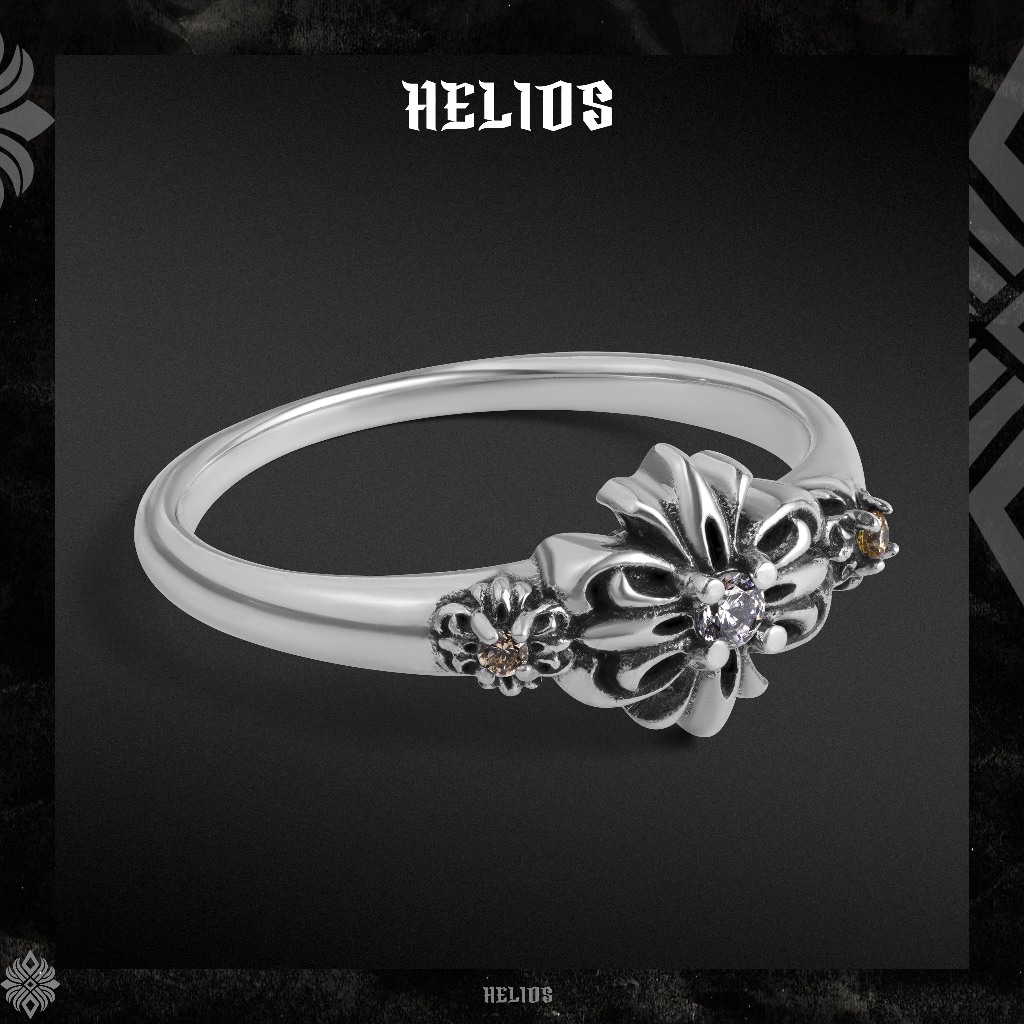 Nhẫn Suncrest Helios Black Silver