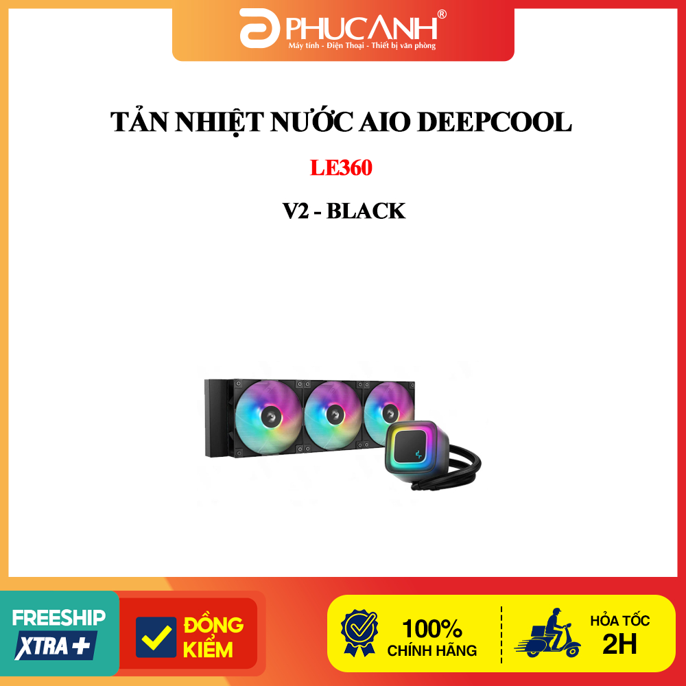 Tản nhiệt nước AIO Deepcool LE360 V2 - Black