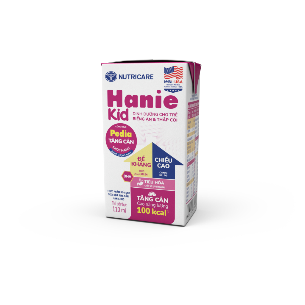 Sữa bột pha sẵn Hanie kid của Nutricare 110/180 (date new)