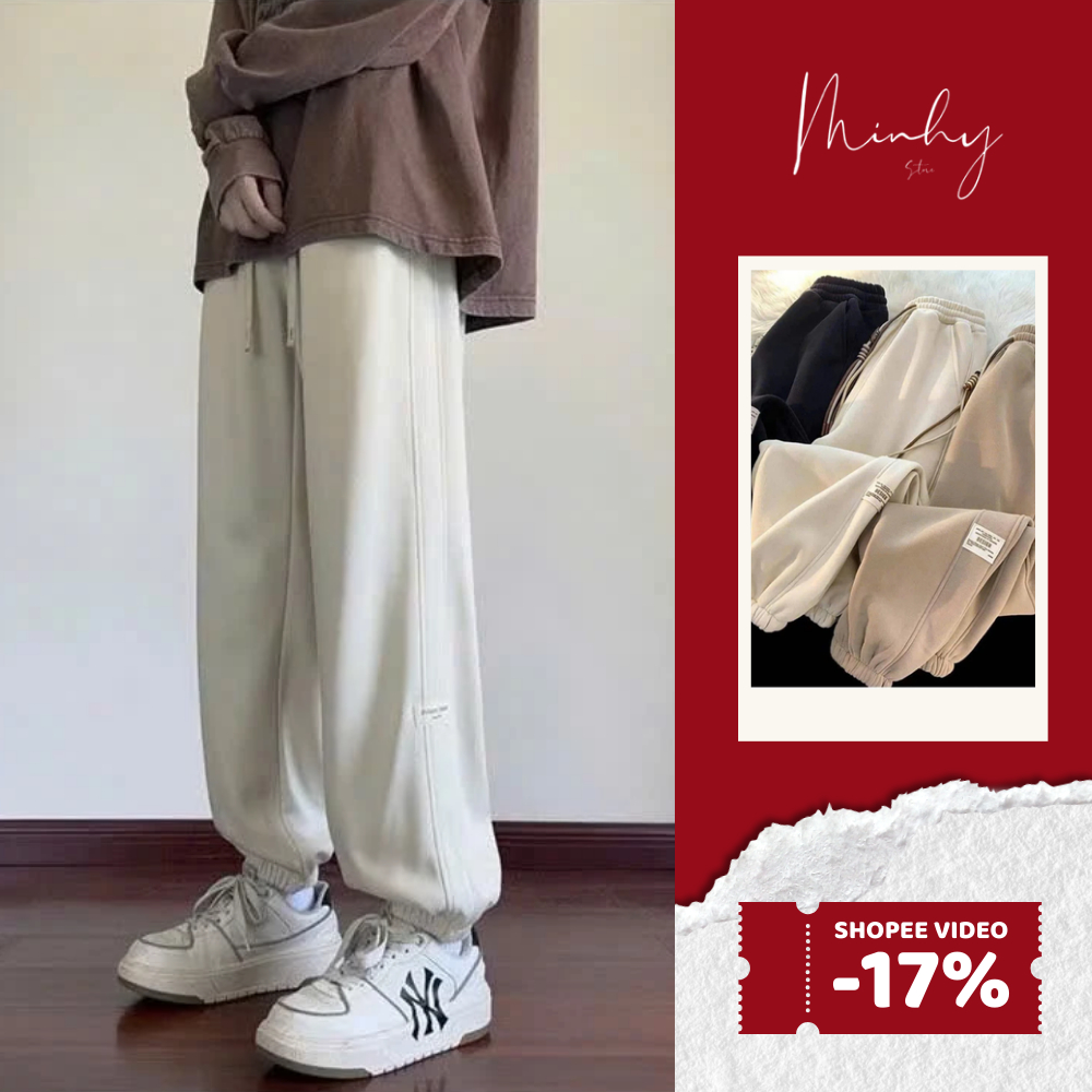 [GIÁ MỞ BÁN GIẢM 15K] Quần Jogger Nam Nữ Nỉ Hai Da Cao Cấp Thu Đông Quần Dài Bo Gấu Quần Unisex