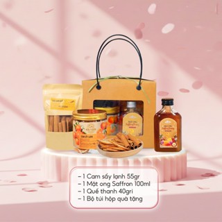 Set trà cam quế mật ong thương hiệu Saffron Việt Nam