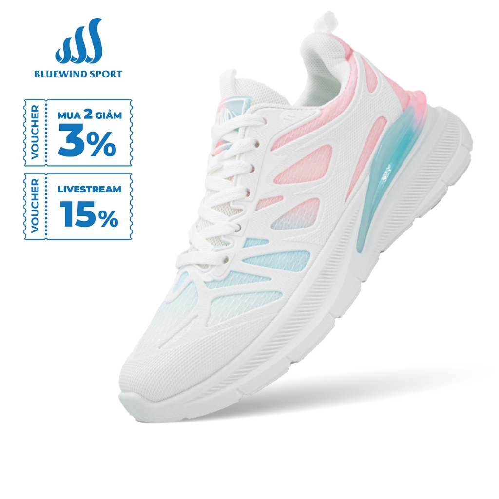 [TĂNG SIZE] Giày Thể Thao Nữ BLUEWIND Chất Liệu Vải Dệt Kim Thoáng Khí Êm Chân Dễ Phối Đồ 68377