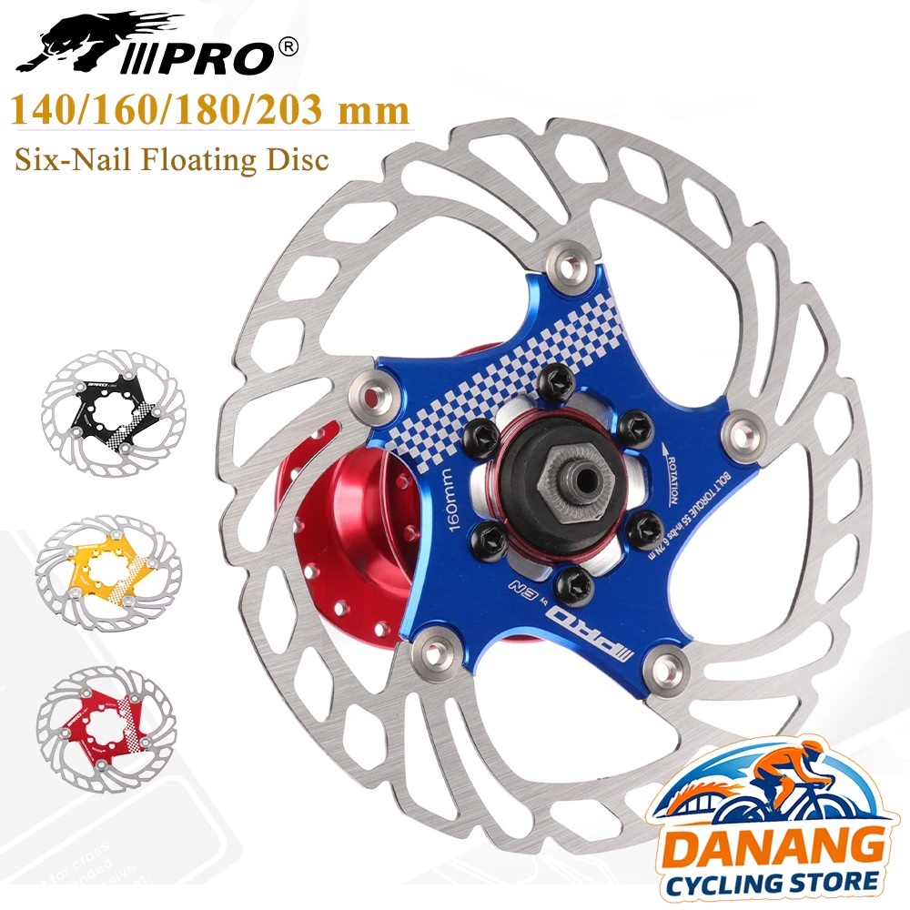 Đĩa Phanh Thắng Xe Đạp Rotor IIIPRO by EN 140mm 160mm
