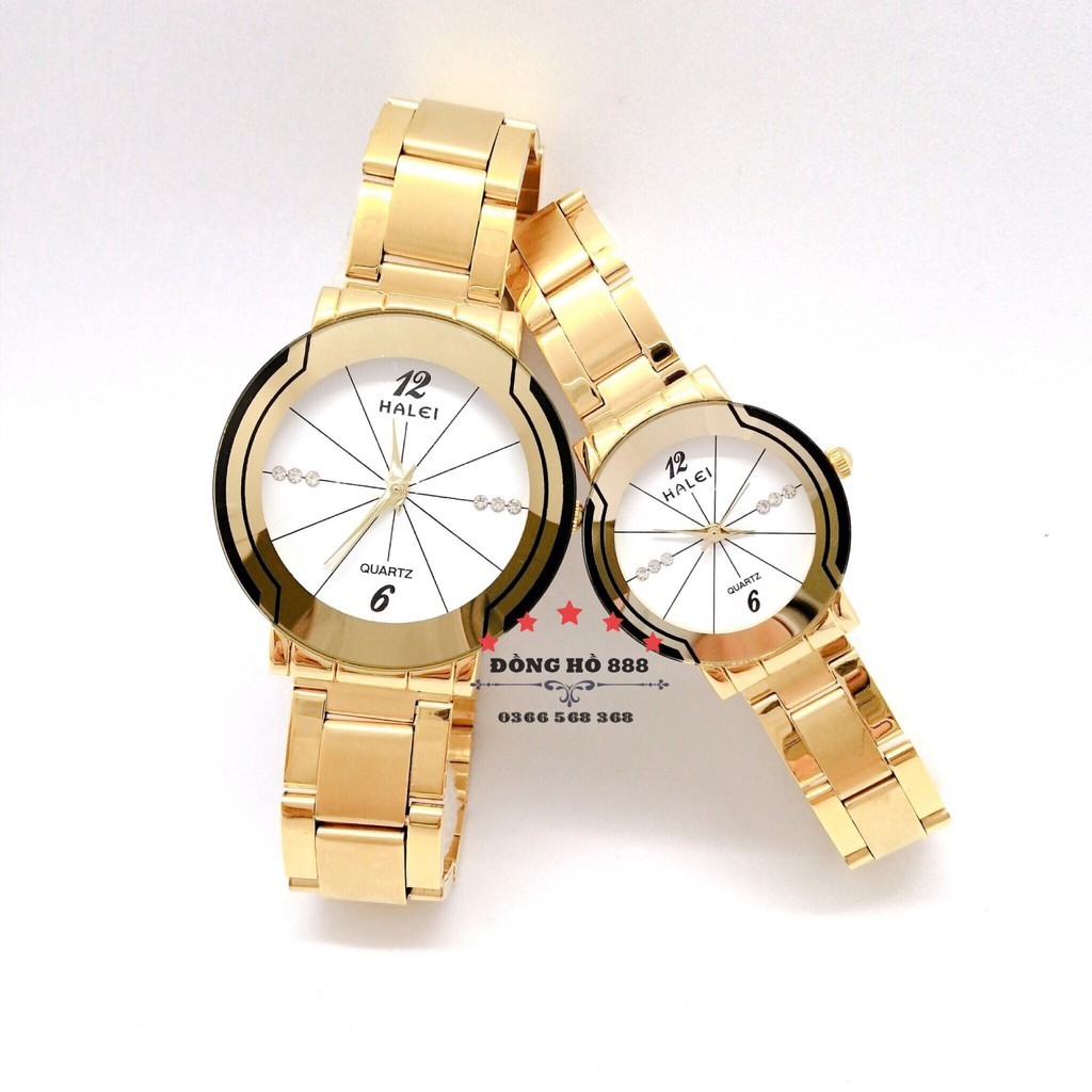 Đồng hồ nam nữ 457 nam nữ cao cấp chống xước, chống nước tuyệt đối