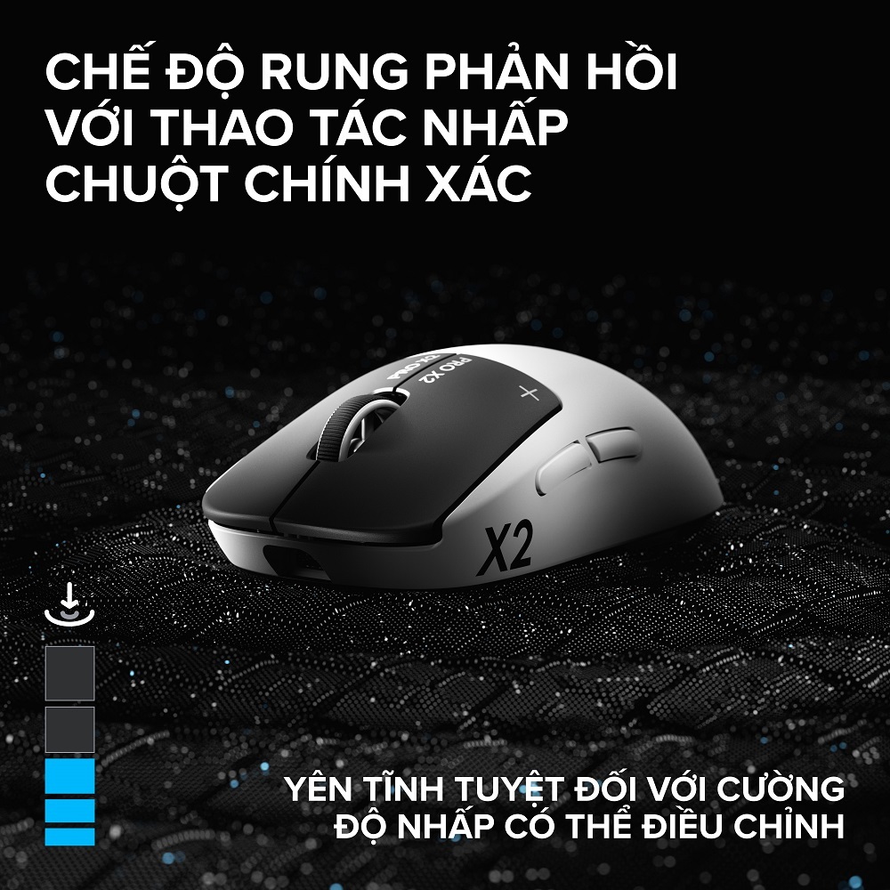 Chuột Gaming không dây Logitech G Pro X2 SUPERSTRIKE LIGHTSPEED - Siêu nhẹ 61g, hiệu suất nhanh, USB-C | BigBuy360 - bigbuy360.vn