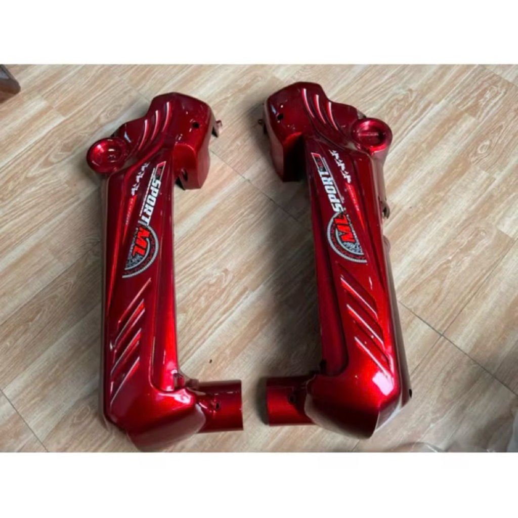 Ốp quây bình xe điện M133, Nhựa ốp bình xe điện M133 12a không có chắn xích, ốp sườn xe điện M133