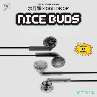 Tai Nghe Có Dây MOONDROP NICE BUDS Chính Hãng, Giắc Cắm 3.5mm, Có Mic, Âm thanh Hifi, Thiết Kế Earbud, BH12T