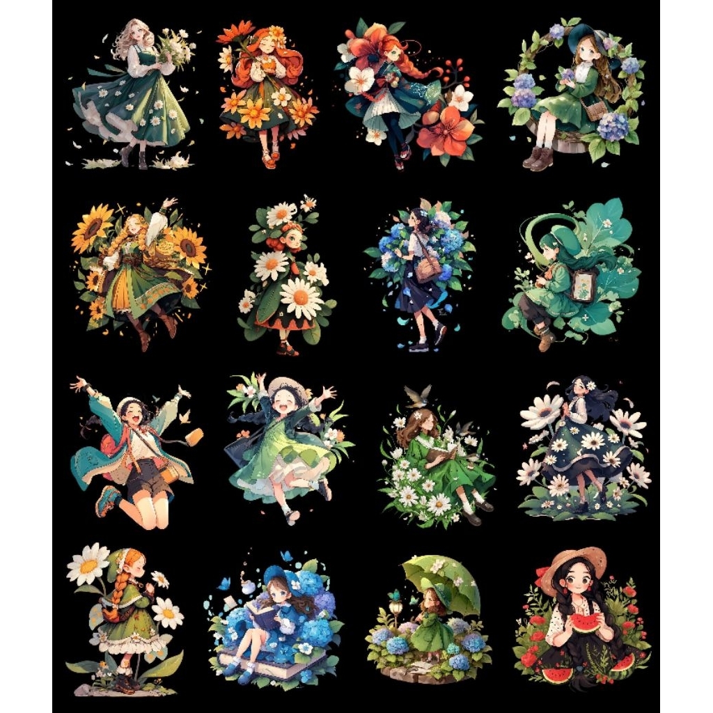 Hình ủi nhiệt, in áo. Mẫu cô gái CG16 in áo thun nữ