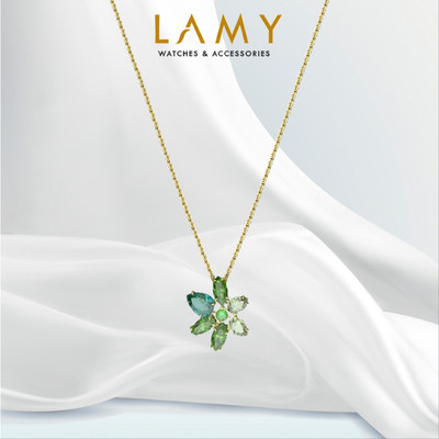 Dây chuyền nữ LAMY Green Gema Pendant Gold Necklace 6071