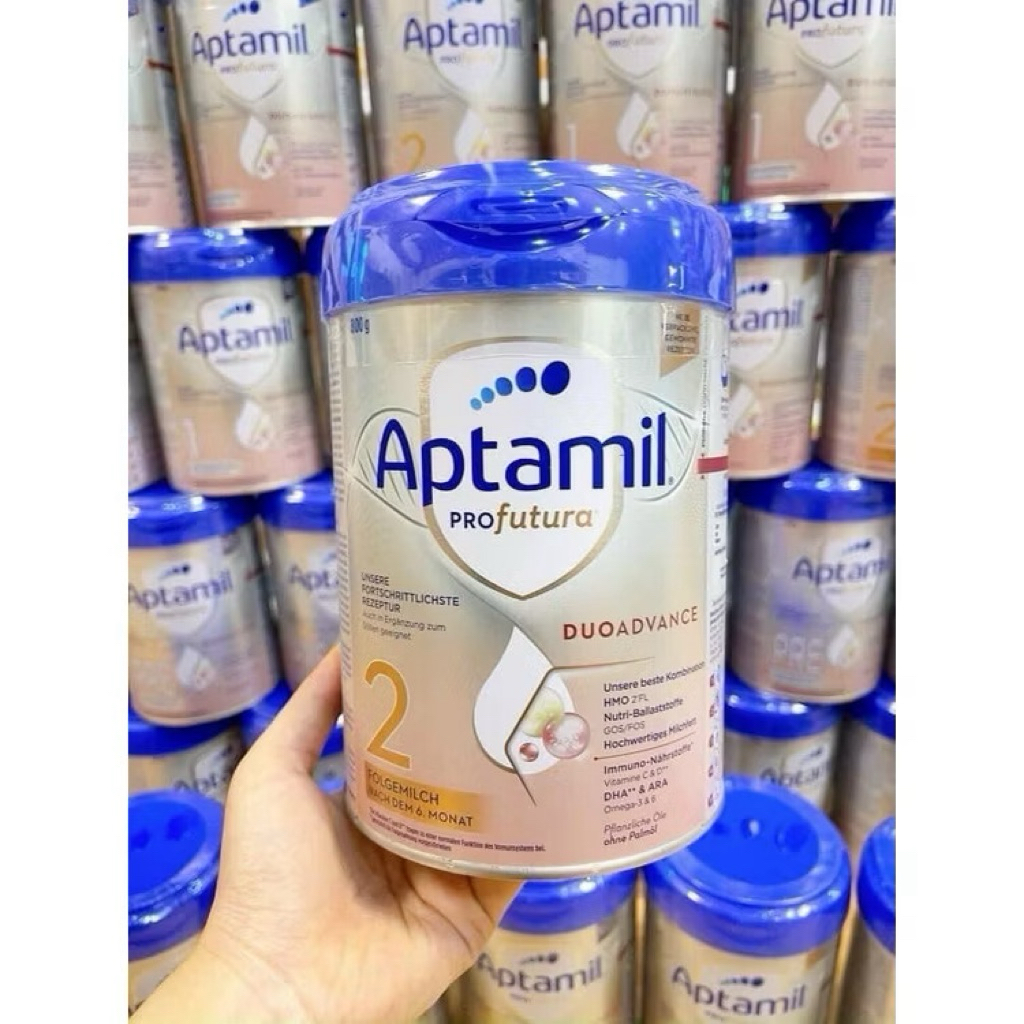 Sữa Aptamil Profutura 2 - Aptamil Bạc 2 Nội Địa Đức Cho Trẻ Sau 6 Tháng Tuổi / Hộp 800g (date 2027)