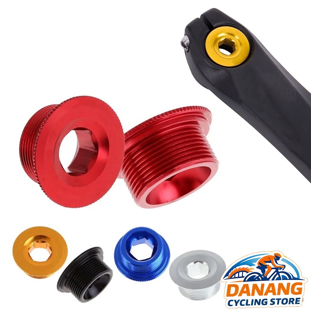 Ốc Vặn Đùi Đĩa Trục Rỗng Xe Đạp M20 – Nắp Siết Crank Nhôm Bền