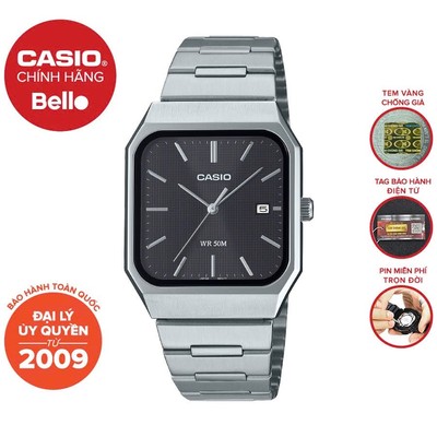 Đồng hồ Nam dây thép Casio MTP-B185 chính hãng bảo hành 1 năm Pin trọn đời