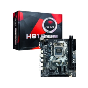 Mainboard SK 1150 AFOX H81-MA2 Chính hãng (VGA, HDMI, M.2 Sata/ NVMe, LAN 100Mbps, 2 khe RAM DDR3, m
