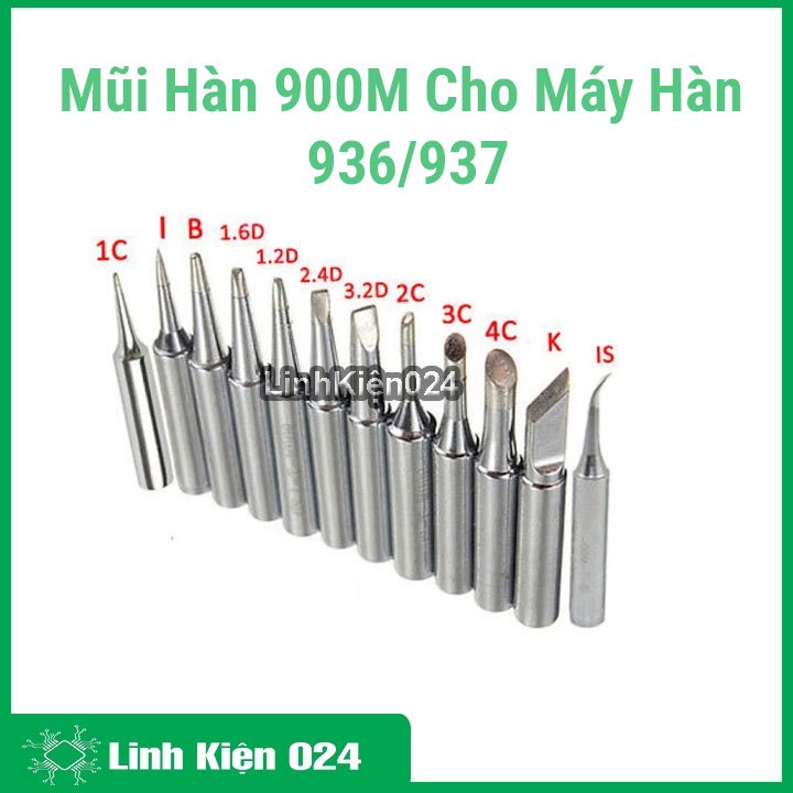 Mũi hàn 900M dành cho máy hàn 936/937 (giá/1mũi)