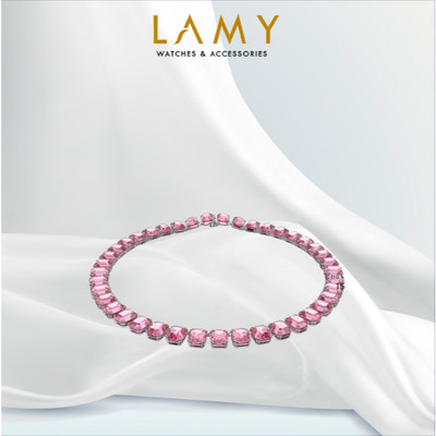 Dây chuyền nữ LAMY Pink Millenia Octagon Cut Silver Necklace 6114