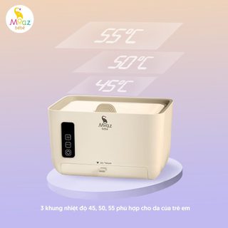 Máy làm nóng, ủ ấm khăn ướt Moazbebe MB-059 - Kem