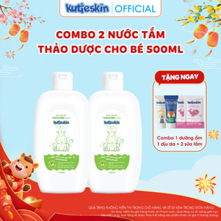 Combo 2 Nước tắm gội thảo dược cho bé 500ml