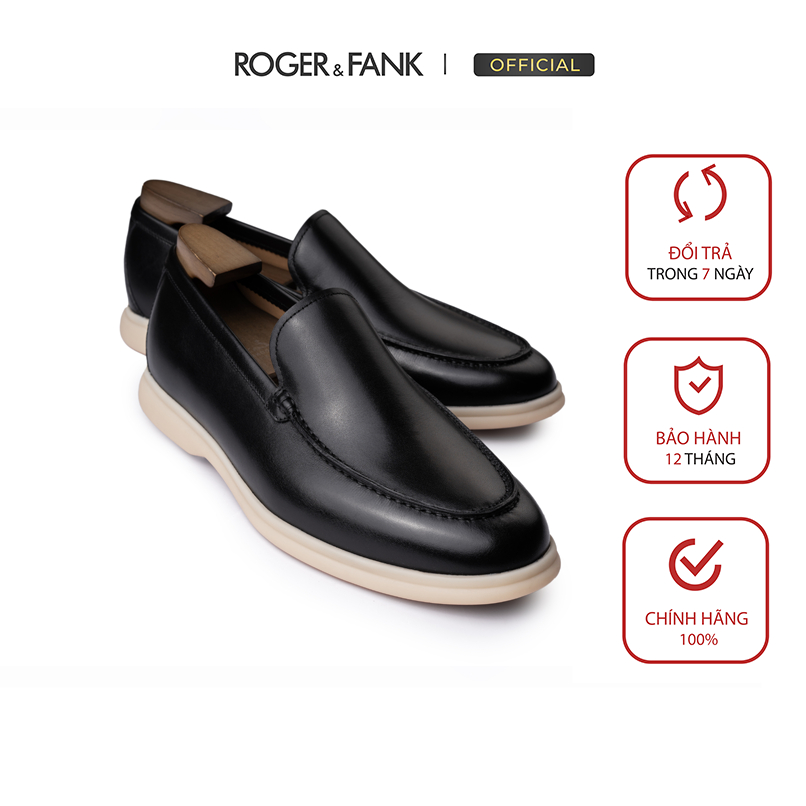 Giày da bê cao cấp Slip-On ROGER & FANK